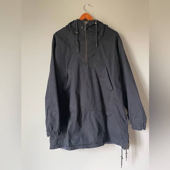 Wilfred Free Reversible Anorak Jacket in Black/Purple - Picture 1 of 5